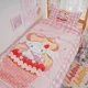 thumbnail image 4 of Sanrio Cinnamoroll Kuromi My melody ropa de cama para estudiantes, juego de cuatro piezas de dibujos animados, Sábana de cama para dormitorio para niñas, funda de edredón, juego de tres piezas, 4 of 5