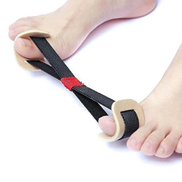2 piezas de cinturón corrector de valgo para pulgar, enderezador de dedos, correa para dedo gordo, férula para juanetes, restaurador