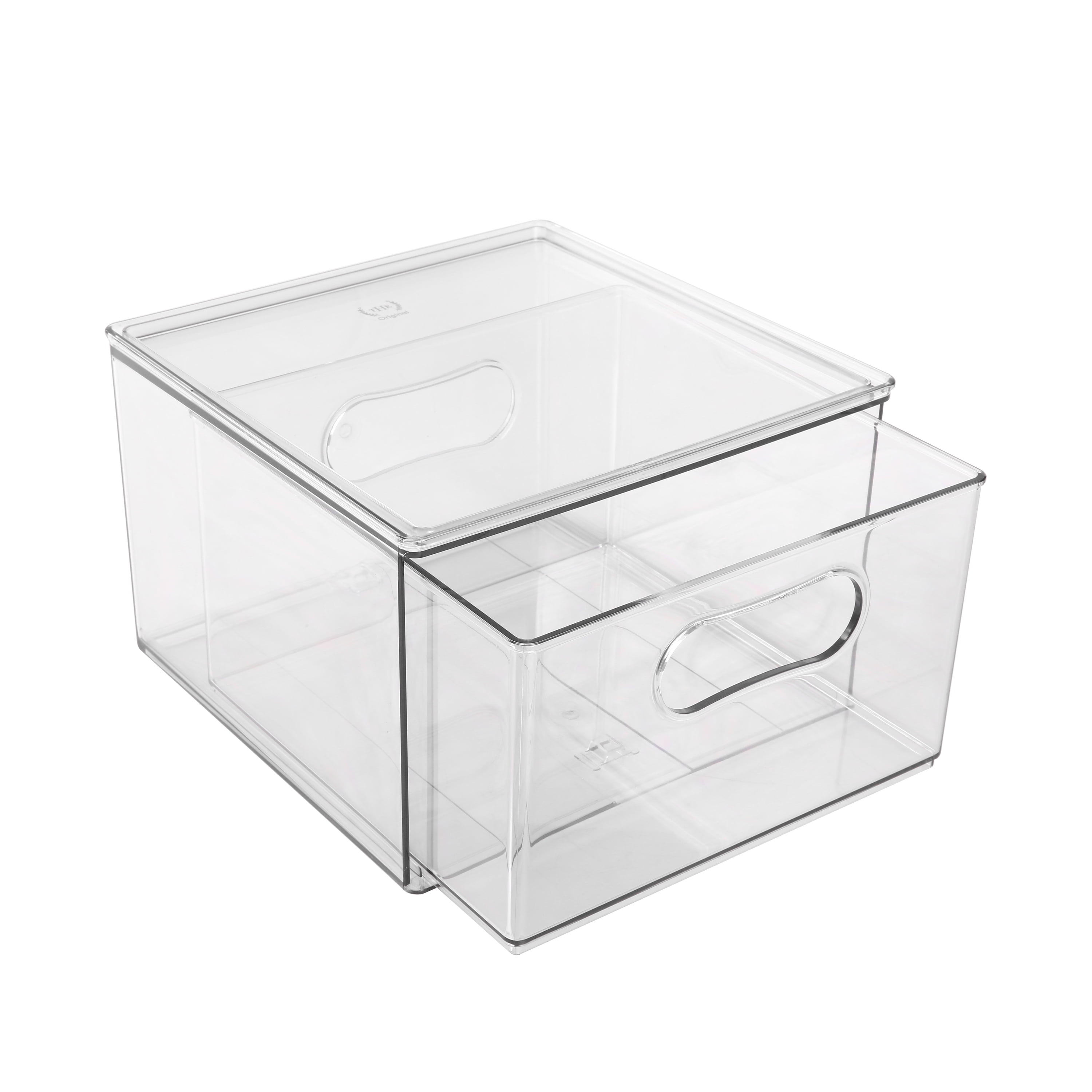  Set of 8 Large Clear Plastic Storage Bins (8L), Storage  Containers for Pantry Organization and Kitchen Storage Bins,Home Edit and  Cabinet Organizers: Home & Kitchen