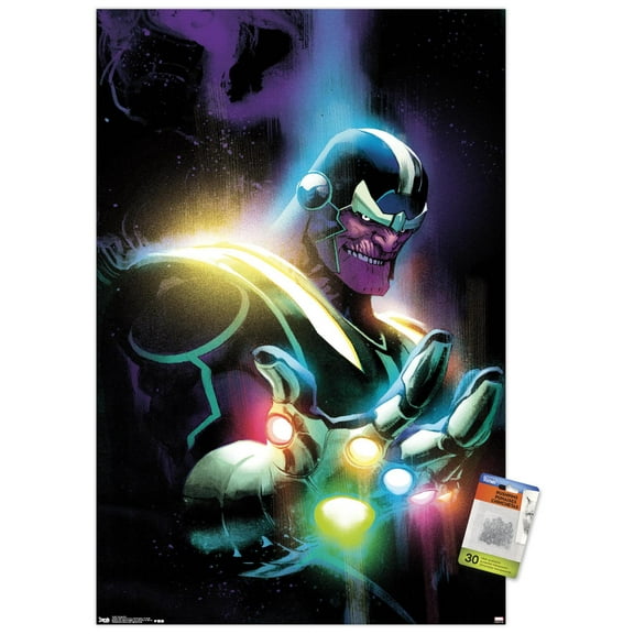 Marvel Comics - Thanos - Cover #13 Wall Poster with Push Pins, 22.375" x 34"