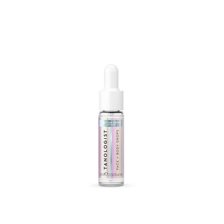 Tanologist Face and Body Self Tan Drops Mini, Medium - Bronzing Drops - Illuminating Self Tanning Drops, Natural Ingredients & Vegan - 0.5 Fl Oz