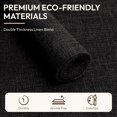 thumbnail image 2 of Placemats Set of 4, Dual-Layered Thickened Faux Linen Cloth Place Mats Heat Resistant Machine Washable Wrinkle Free Table Mats Indoor/Outdoor, 2 of 6