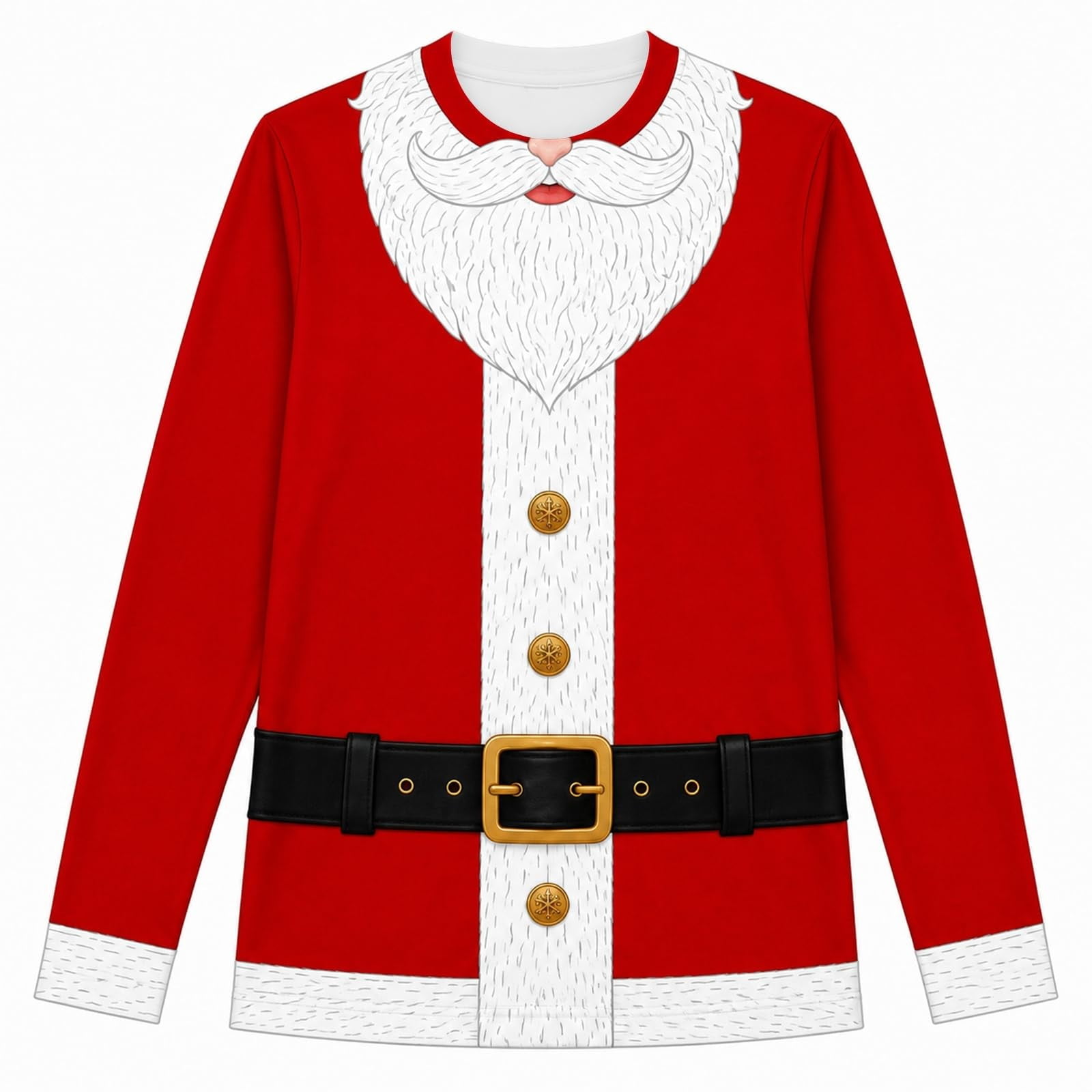 Only Moment Pink Christmas Tshirts T Shirt Crew Neck Long Sleeve Dressy Casual Blouses for Work Tops L