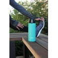 thumbnail image 6 of 6-Pack (Turquoise) - Aquatix 21 Ounce Pure Stainless Steel Double Wall Vacuum Insulated Sports Water Bottle Convenient Flip Top - Keeps Drinks Cold for 24 Hours, Hot for 6 Hours. Perfect for Gifts, 6 of 9