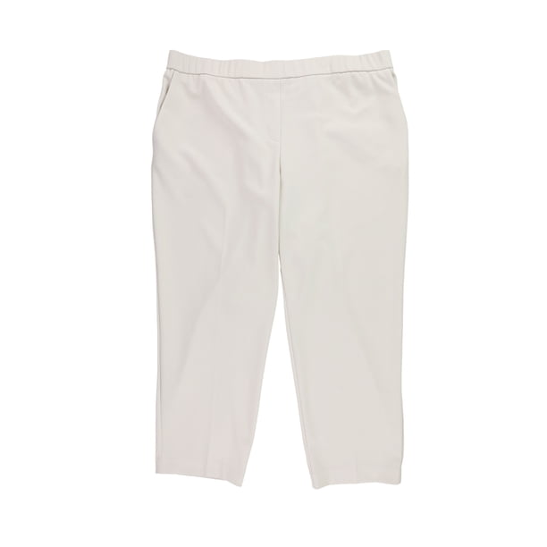 Alfani Womens Tummy-Control Casual Trouser Pants ltbeige 2XL/26