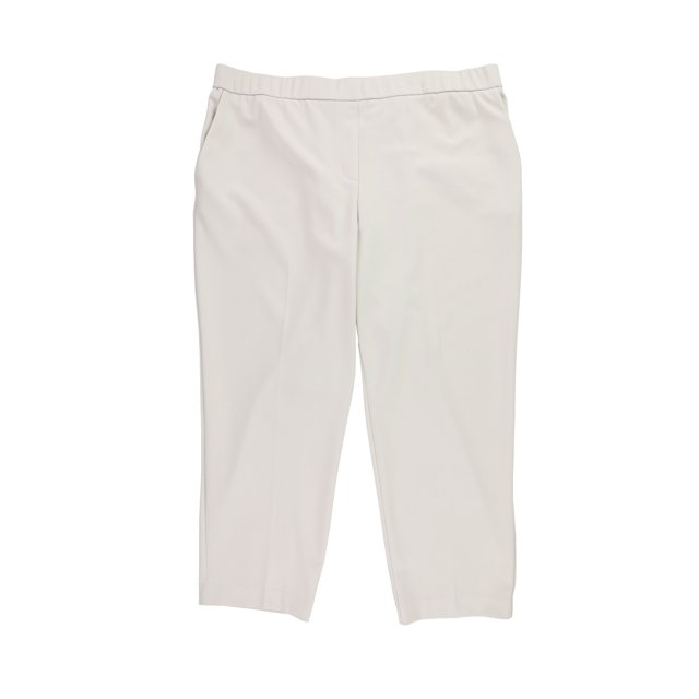 Alfani Womens Tummy-Control Casual Trouser Pants ltbeige 2XL/26