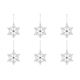 thumbnail image 1 of Adorno Navidad Con Forma Copo Nieve Imagen en El Interior para Del, 1 of 7