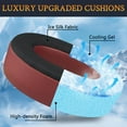 thumbnail image 4 of SOULWIT Cooling Gel Earpads Cushions Replacement for Corsair HS75 XB/ HS70/Pro HS60/Pro HS50/Pro Gaming Headset/Headphones, Ear Pads with High-Density Noise Isolation Foam - Burgundy, 4 of 6
