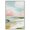 Silver Frame, variant on Misty Shoreline Dream III Canvas Print Pastel Coastal Art by Art Remedy, Gallery Wrapped, 10 x 15