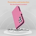 thumbnail image 6 of for Samsung Galaxy S23 Ultra (Not S23) Wallet Case for Women, Glitter Bling Diamond PU Leather Folio Cover with Card Slot Wrist Strap Phone Case for Samsung Galaxy S23 Ultra Owl Pink, 6 of 18