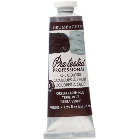 UPC: 0014173353054 | Grumbacher Pre-Tested Oil Color  37ml Tube  Green Earth (Terre Verte)