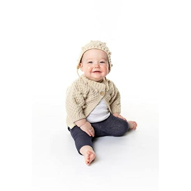 Elly Emmy Pull et bonnet 2 pièces en tricot pour bébé fille, My