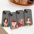 thumbnail image 2 of Case for iPhone Apple 14 13 11 12 MINI Pro XS Max XR X 7 8 SE 2022 2020 6 6S Plus Case Funda D-Disney Princess Christmas Makeup, 2 of 5