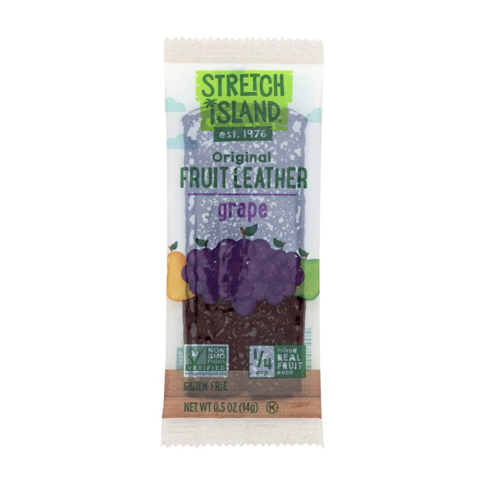 STRETCH ISLAND All Natural Fruit Strip Harvest Grape, 0.5 oz Walmart