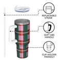 thumbnail image 4 of Christmas 40oz Tumbler– Stainless Steel Insulated Tumbler with Handle and Straw, Large Capacity Travel Cup for Hot & Cold Drinks, 4 of 7