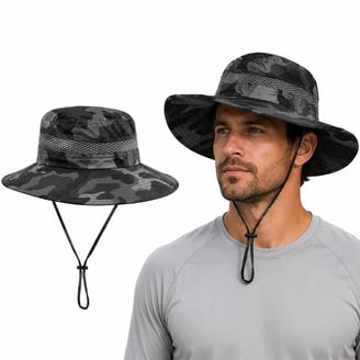 Ozark Trail Men's Outdoor Mesh Explorer Hat with Adjustable Chin