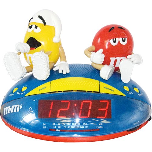 M&M AM/FM Clock Radio