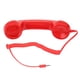 thumbnail image 4 of Teléfono retro multifunción a prueba de radiación, receptor de teléfono celular de mano para teléfonos móviles, computadoras, color rojo, 4 of 15