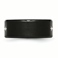 thumbnail image 3 of Stainless Steel Black Plated Cross 9mm Ring Man Religious Wedding Designed  For Dad Mens  For Him, 3 of 11