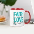 thumbnail image 3 of CafePress - Cervicalcancerfaith Mug - 11 oz Ceramic Mug - Novelty Coffee Tea Cup, 3 of 4