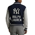 thumbnail image 2 of Men's Polo Ralph Lauren  Navy New York Yankees Full-Snap Varsity Jacket, 2 of 3