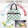 thumbnail image 4 of Uemuo Sea Turtle Printed Lunch Bag Lunch Box Reusable Insulated Lunch Tote Bag, Leakproof Thermal Cooler Sack Food Handbags Case High Capacity, 4 of 5
