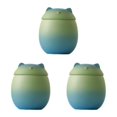 thumbnail image 1 of Transemion Pot à Thé en Céramique Portable Anti-Humidité Grande Capacité et Mignon Robuste et Durable en Céramique Forme de Chat Pots à Thé en Céramique Bleu-Vert 150ml 3ensemble, 1 of 6