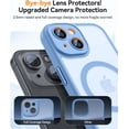 thumbnail image 4 of Magnetic Case for iPhone 16 Pro Max with Full Camera Protection [Compatible with Magsafe] [Translucent Matte] Protective Phone Case, Hot Pink, 4 of 5