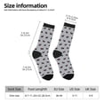 thumbnail image 2 of Vsdgher Polka Dot Christmas Dog Crew Socks for Men & Women, Breathable Casual Athletic Ankle Socks, 2 of 6