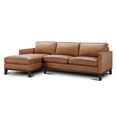 GTR Leather Pimlico 100 Top Grain Sectional with Chaise Living Room