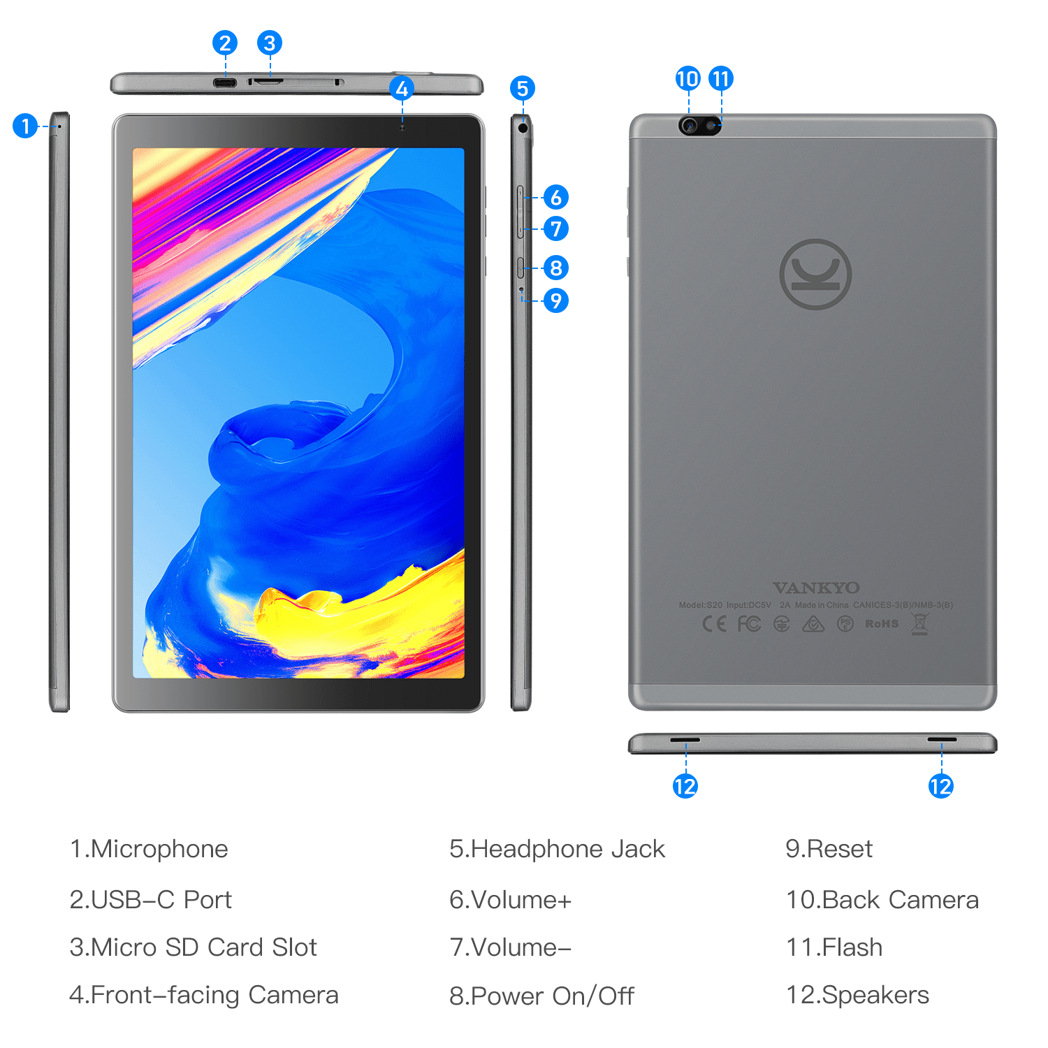 VANKYO S20 タブレット