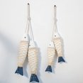 thumbnail image 4 of Hanging Wooden Fish, 1/2 Pieces Nautical Decor, Mediterranean, 4 of 4
