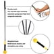 thumbnail image 5 of Entrenador de Swing de Golf, Mejora de La Y La Fuerza Del Swing, Diseño de Agarre Antideslizante, Varilla de Palo Flexible con Súper Elastic gris Soledad ayuda para el entrenador de swing de golf, 5 of 6