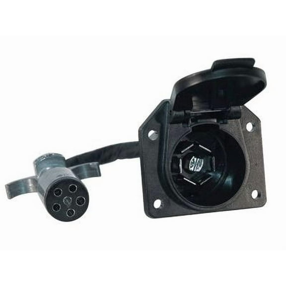 Husky Towing 30693 6-Way Pin To 7-Way Blade Trailer Wiring Adapter