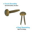 thumbnail image 4 of Uxcell 200 PCS Paper Brass Fasteners Split Pins Pastel Mini Metal Brads, Bronze, 8 x 15 mm, 4 of 6