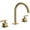Antique Gold, variant on Rohl AP08D3LMAG Apothecary 1.2 GPM Widespread Bathroom Faucet - Gold