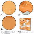 thumbnail image 3 of Designart "Serenade of Cute Doughnut Patterns" Fashion Wall Art - Modern White Food Donuts Hallway Wall Art Decor, 3 of 6