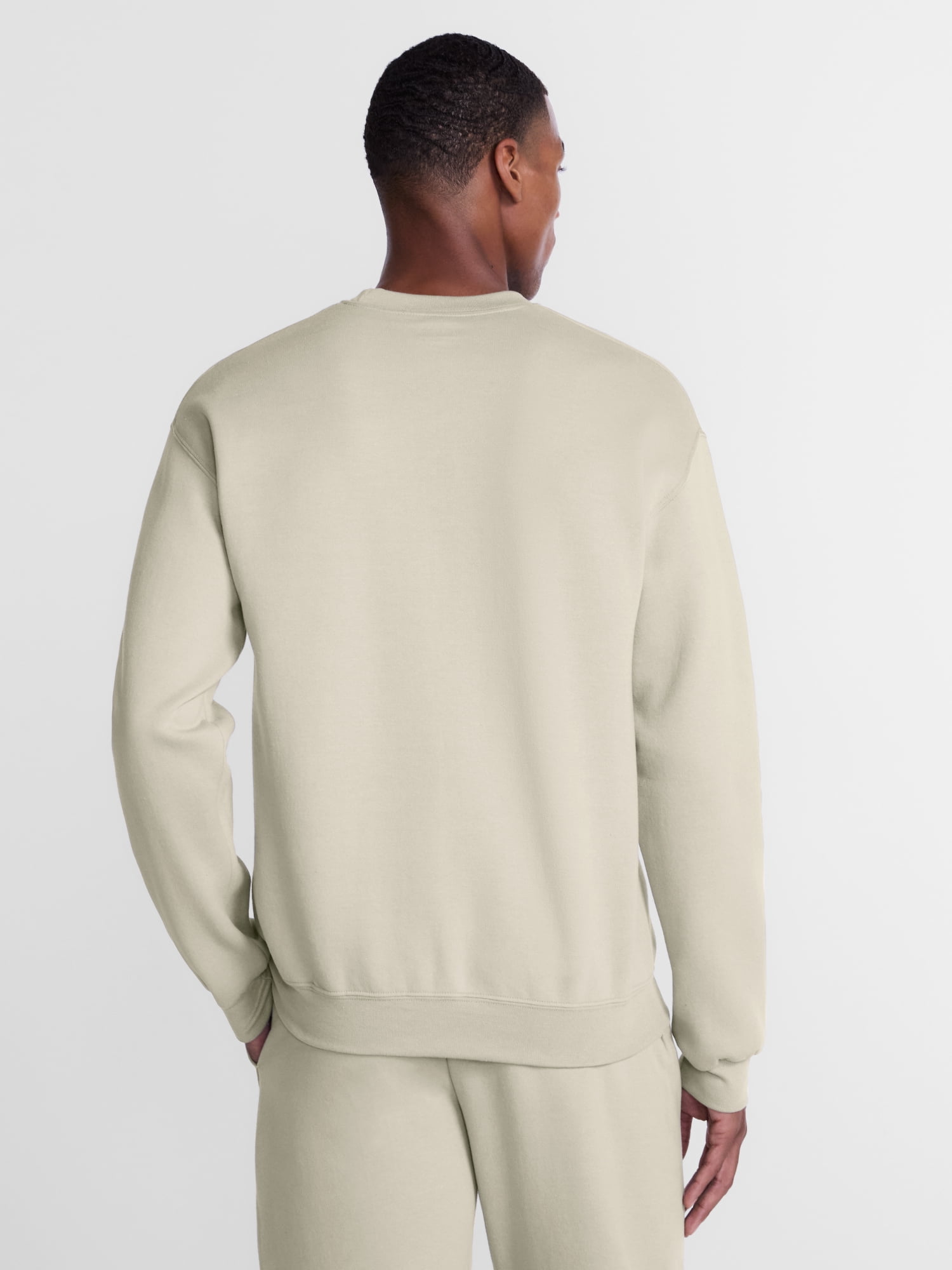 Athletic Works Men's Fleece Crewneck Sweatshirt, Sizes XS-4XLT
