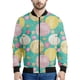 thumbnail image 3 of Chaquetas con estampado 3D de bolas de lana de colores para hombres y niños, sudadera de primavera y otoño, chaqueta bomber informal con cremallera, abrigo, 3 of 5