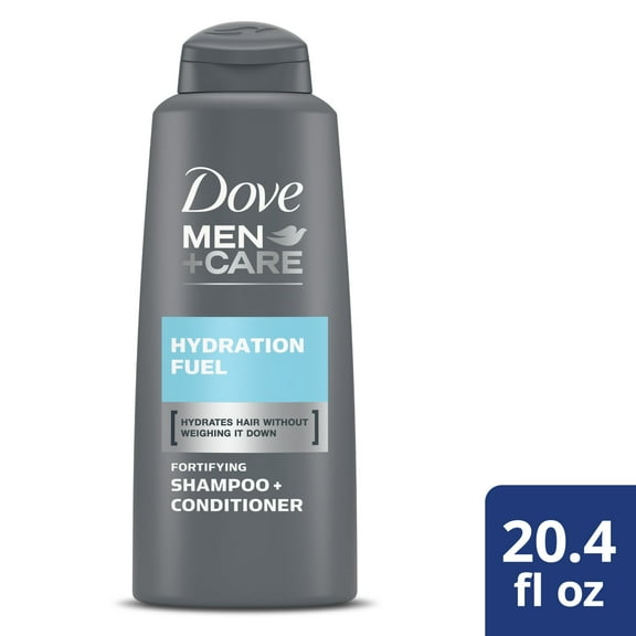 Dove Men Care Hydration Fuel 2-in-1 Shampoo and Conditioner, 20.4 fl oz