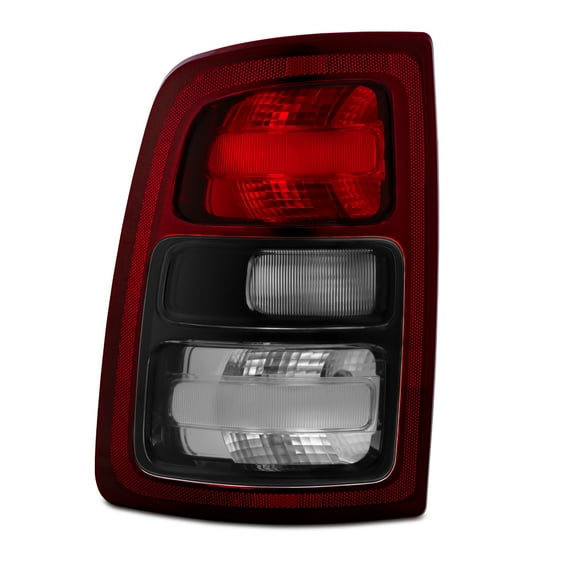 AKKON - Fits 2019-2024 Dodge Ram 2500 BIG HORN / TRADESMAN [Halogen Type] Black Bezel Tail Light Driver Left Replacement