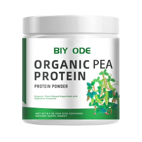 BIY ODE Organic Pea Protein-Protein PowderPea ProteinPowder - 240g