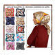 thumbnail image 4 of Bufanda Cuadrada Mujer,mascadas Seda 10 pz Lab.g, 4 of 5