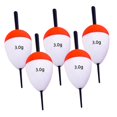 thumbnail image 4 of koolsoo 5 Pcs Flotteurs de Pêche Bouées Flotteurs en Mousse EVA pour Pompano Perche Pêche sur Roche 3g, 4 of 9