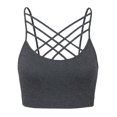 thumbnail image 2 of KOGMO Women's Lightweight Seamless Triple Criss-Cross Front Bralette (No Pad), 2 of 5