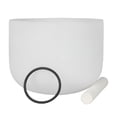 thumbnail image 1 of 1 Pieza Cuenco de Canto bowl con Mazo de Cristal 10 Pulgadas Percusión de Mano para Principiantes Producción Instrumentos Musicales Baoblaze Crystal Singing Bowl, 1 of 8