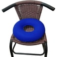 thumbnail image 6 of 1 Pack Inflatable Donut Cushion Seat,Portable Anti Bedsore Cushion,Round Wheelchairs Seat Cushion,Hemorrhoid Seat Pillow with Air Pump,for Tailbone Sciatica Pain Relief (15" Dark Blue), 6 of 7