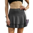 thumbnail image 1 of Doublju Women's Flared Skater Mini Skirt (Plus Size Available), 1 of 4