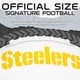 thumbnail image 4 of Autógrafo de Football Franklin Sports NFL Pittsburgh Steelers, 4 of 8