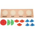 thumbnail image 5 of Bloques de tablero geométrico de madera para bebé, juguetes educativos de colores a juego con forma para niños, 5 of 5